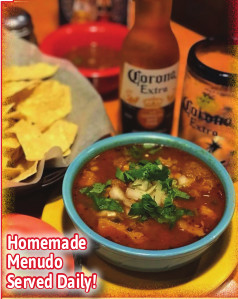 Homemade Menudo Served Daily